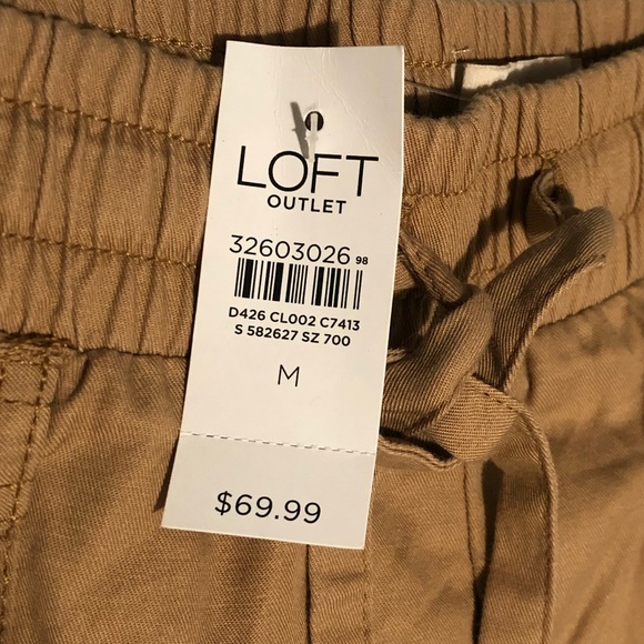 WOMENS tan joggers medium nwt - Picture 5 of 8